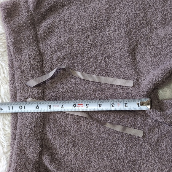 Cupcakes & Cashmere Cozy Grey Teddy Sherpa Lounge Joggers Size Medium - Picture 8 of 9